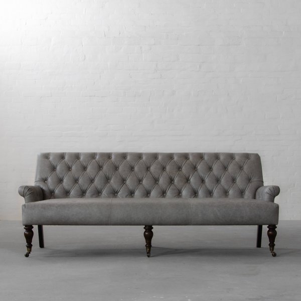 Gulmarg Leather Tufted Sofa Collection
