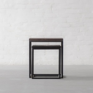 Mysore Hand Carved Nesting Side Tables