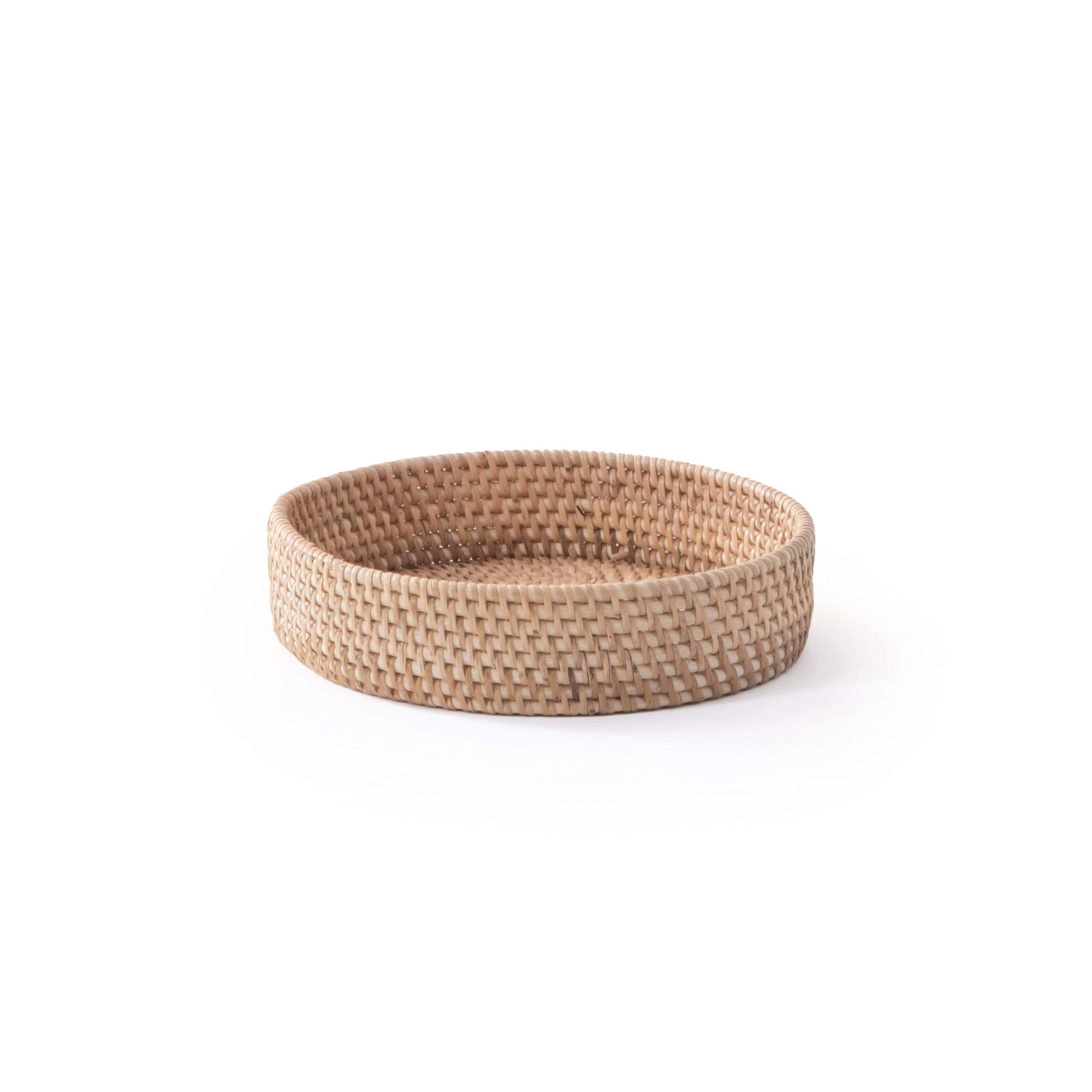 HATA RATTAN ROUND TRAY - NATURAL