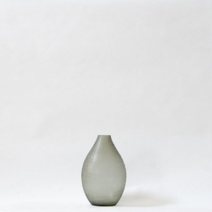 Dunes Teardrop Glass Vase - Basil