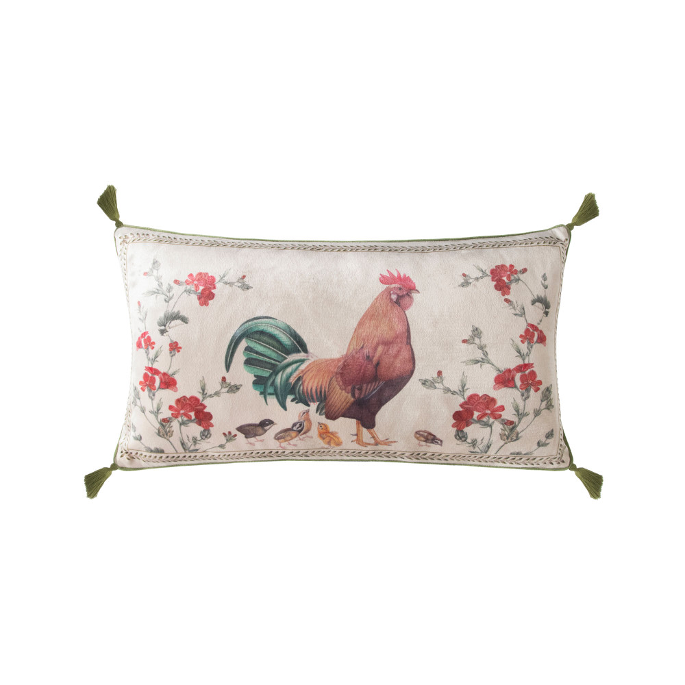 Hen &amp; Chicks Cushion Cover