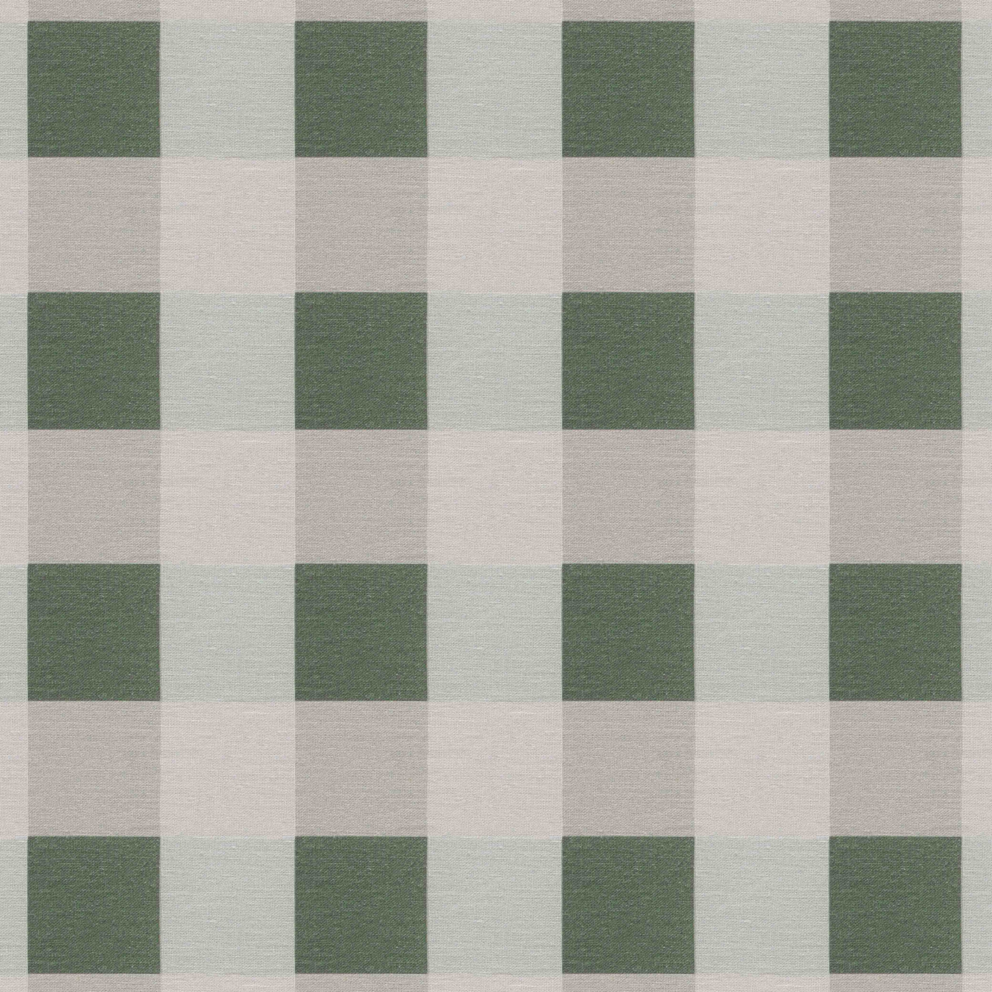 CABIN CHECKS FABRIC COLLECTION-HIGHLAND GREEN (FABRIC SWATCH)