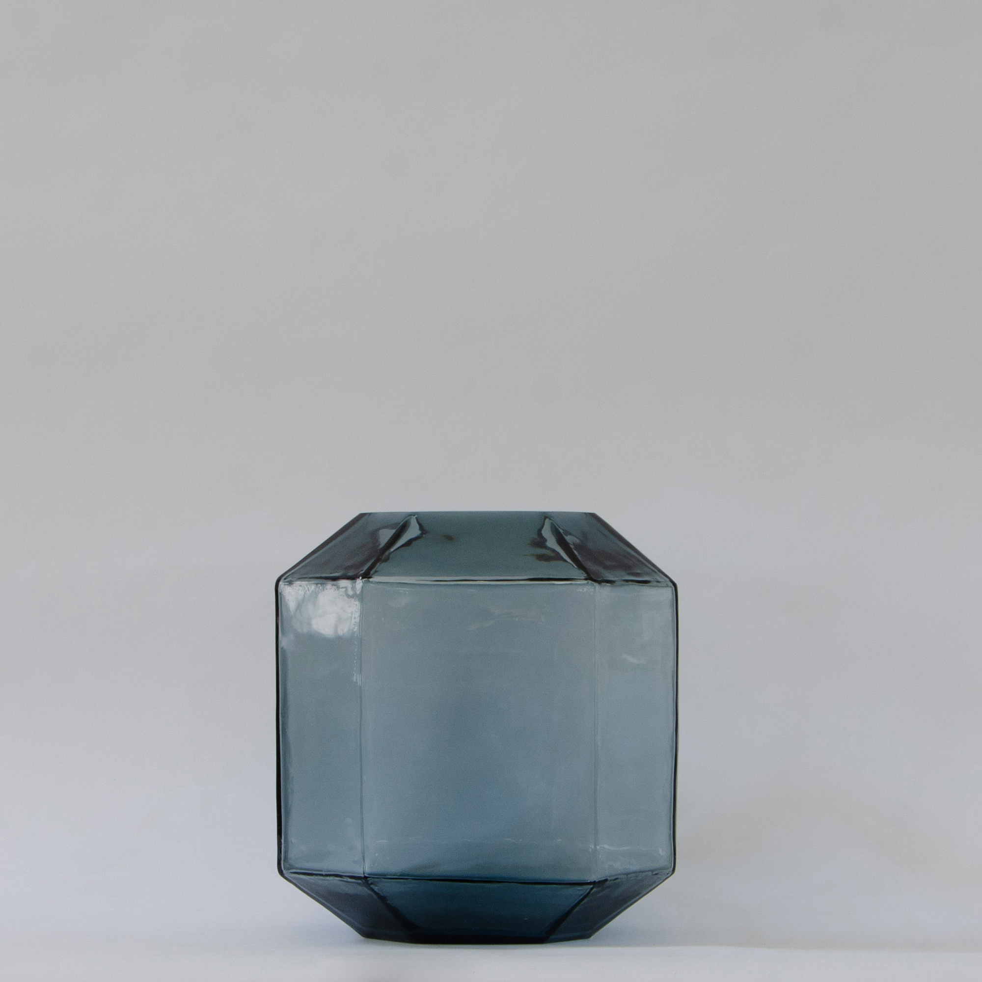 Hive Glass Candle Holder - Teal