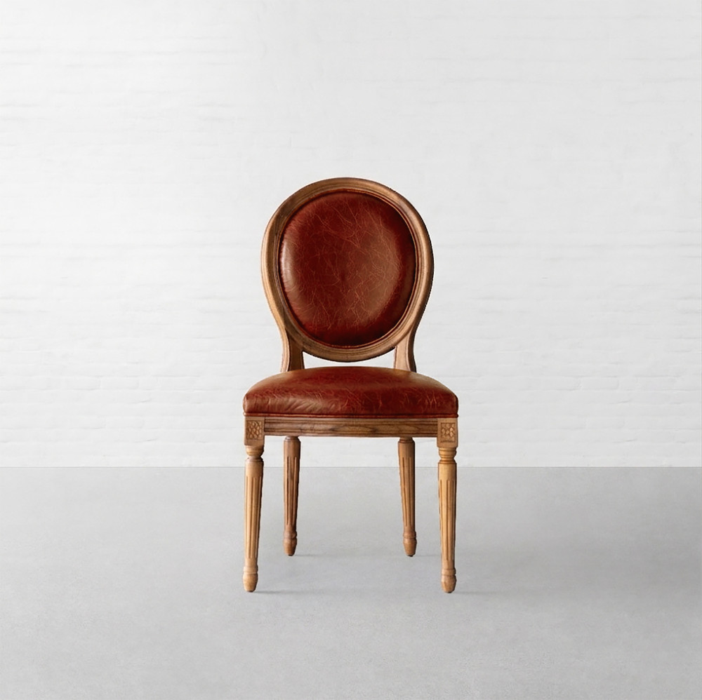 Marseille Leather Dining chair