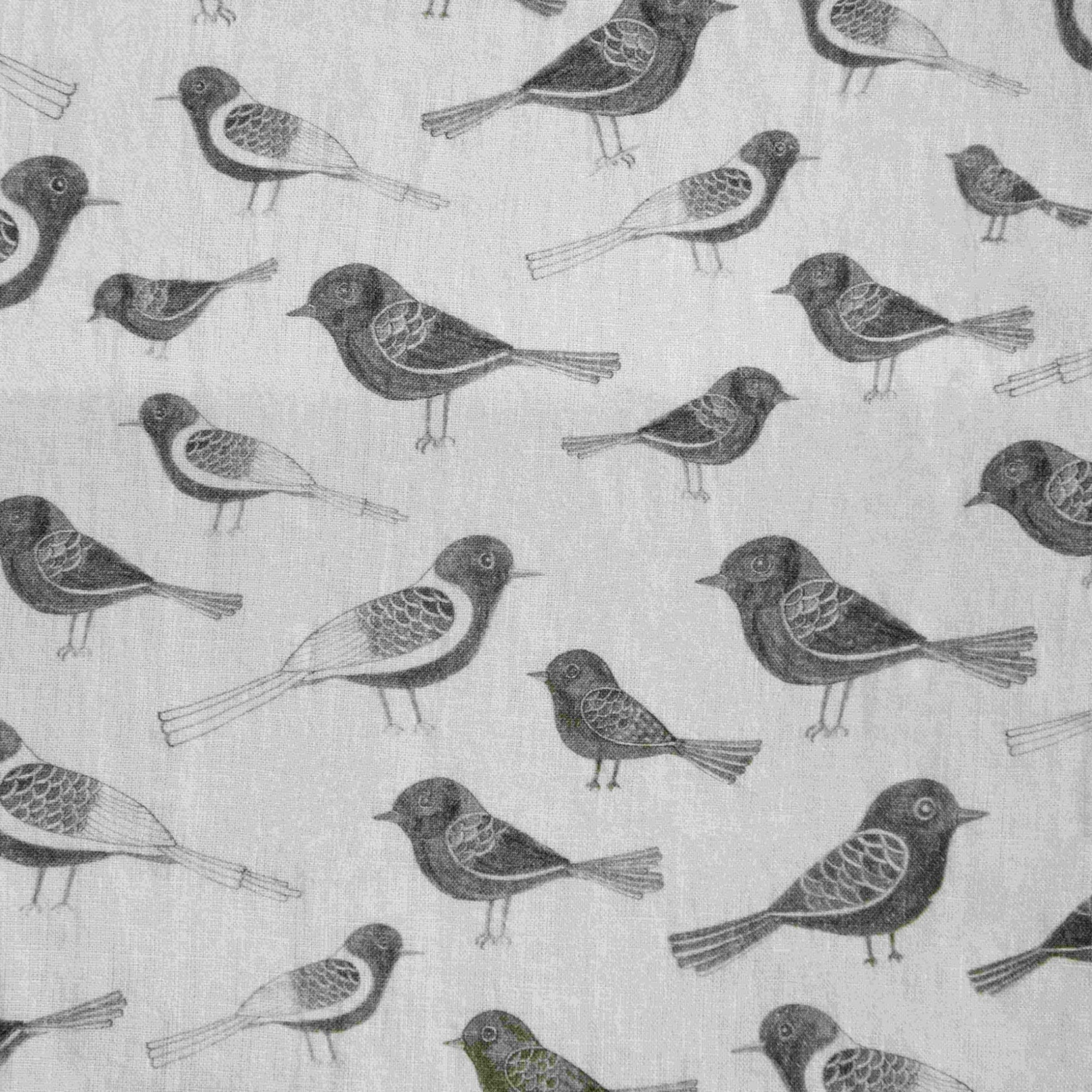 FRIENDLY HOUSE SPARROWS (FABRIC SWATCH)