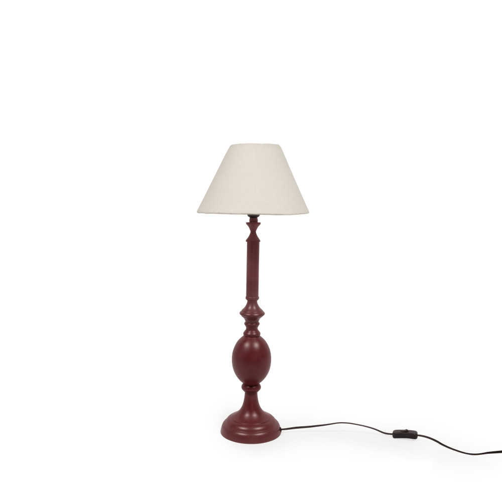 French Country Table Lamp - stand - Rose