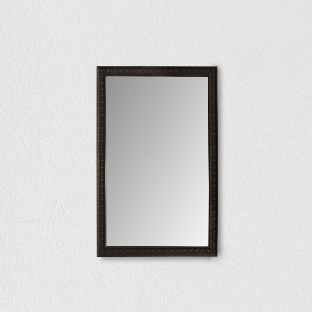 Rothwell Heritage Wall Mirror-Antique Espresso Brass