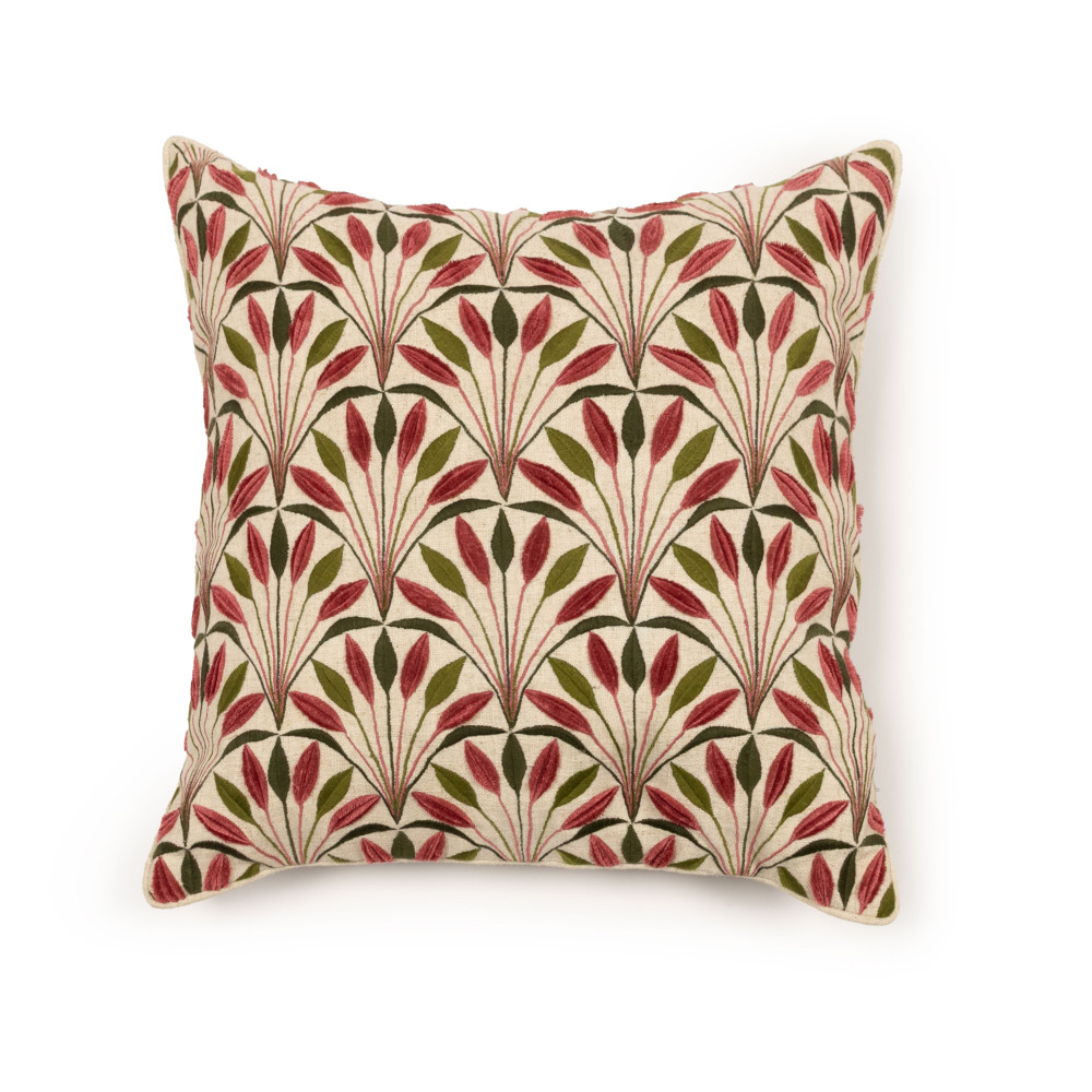 Castle hill cushion cover-Deep Red
