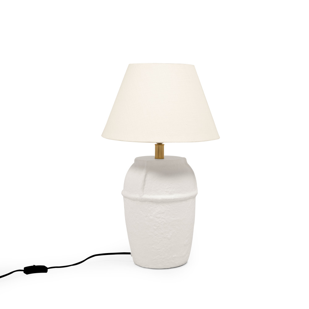 White Sand Table Lamp