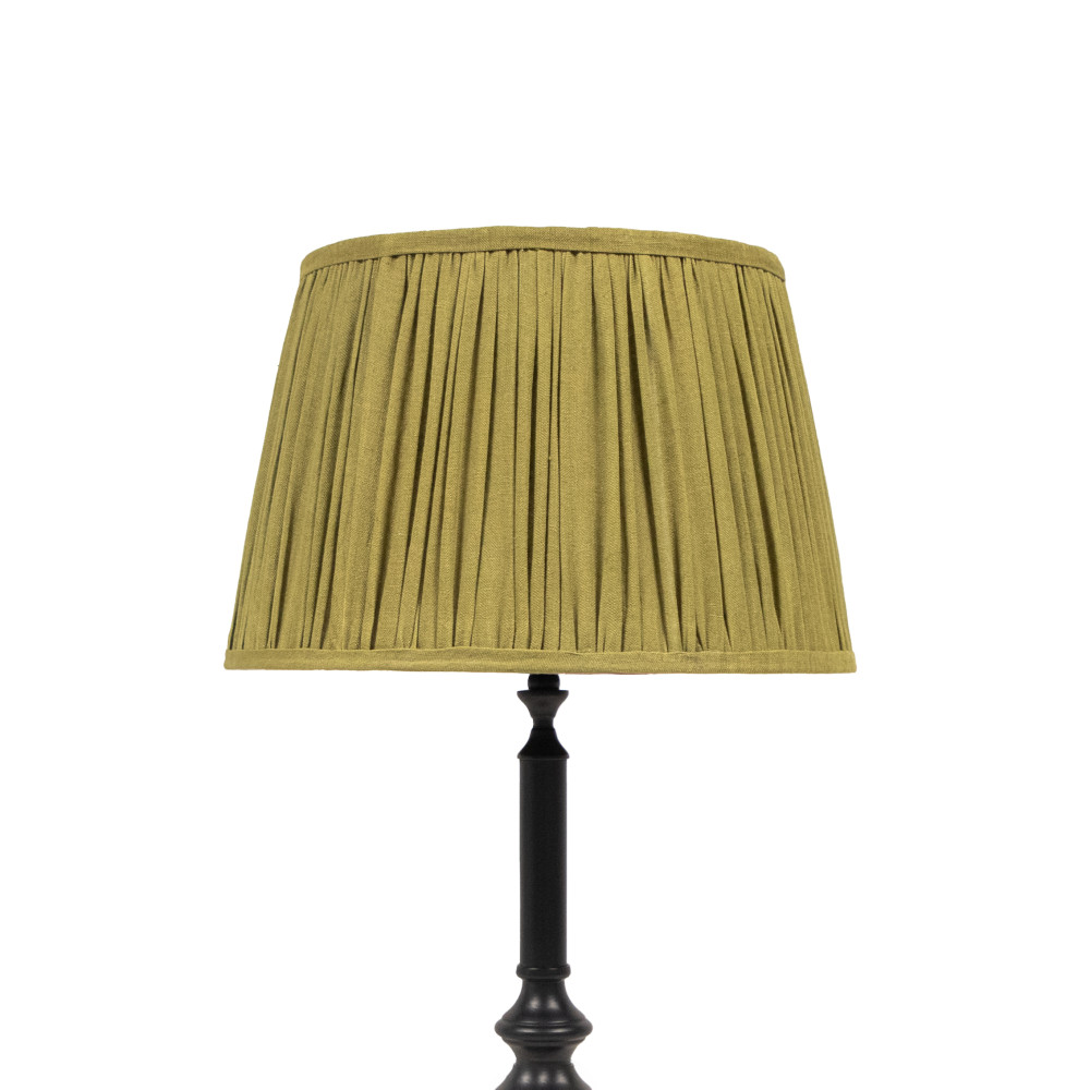 Manor Belle Pleated Lampshade-Moss Green
