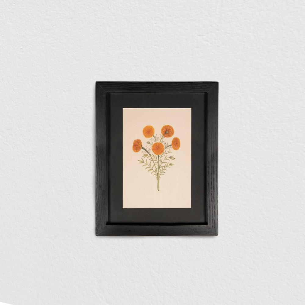 Marigolds Bouquet Framed