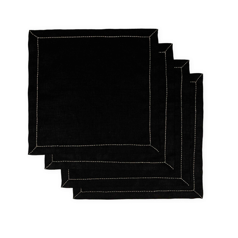 Ebony Square Table Napkin