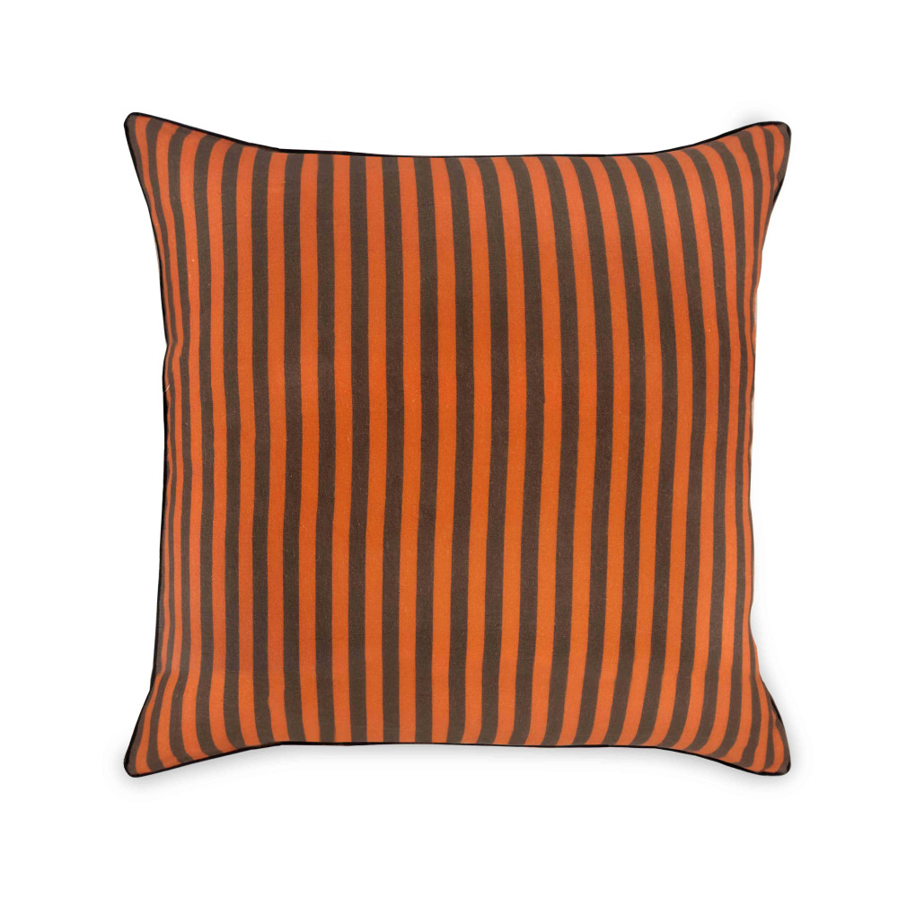 Marigold Stripes Cushion Cover