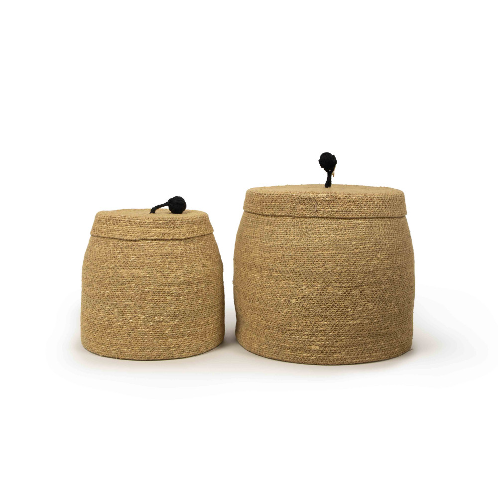 Java Sphere with Lid - Sand