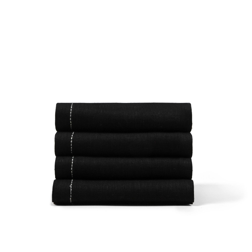 Ebony Square Table Napkin