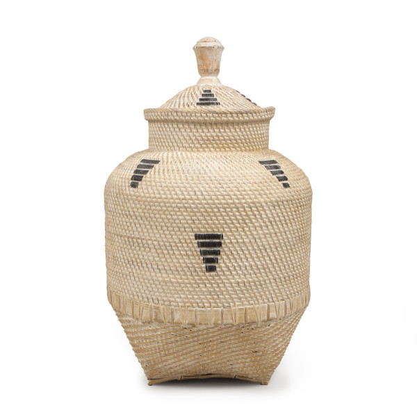 Penang Handwoven Pot with Lid
