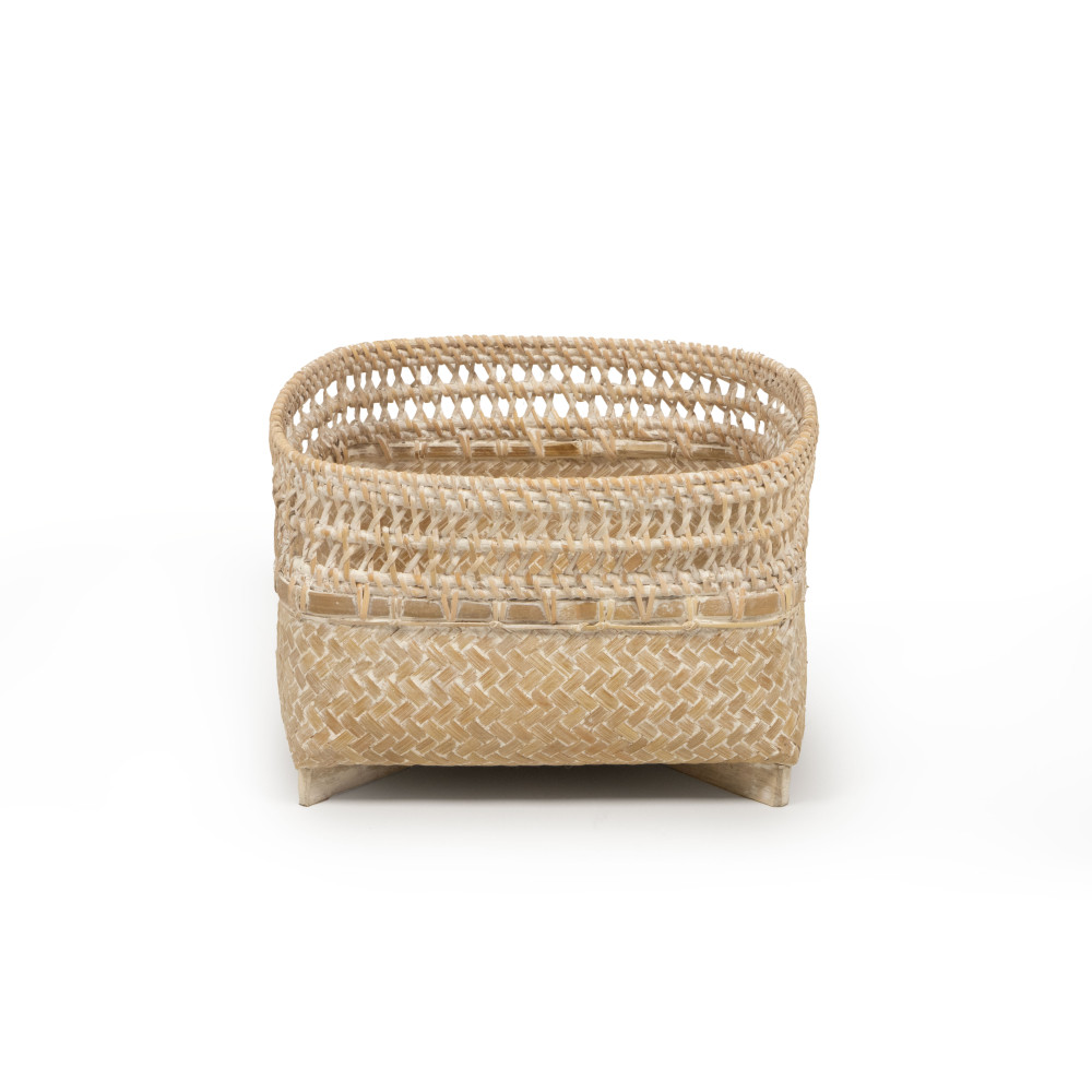 Cebu Square Bottomed Handwoven Fruit Basket
