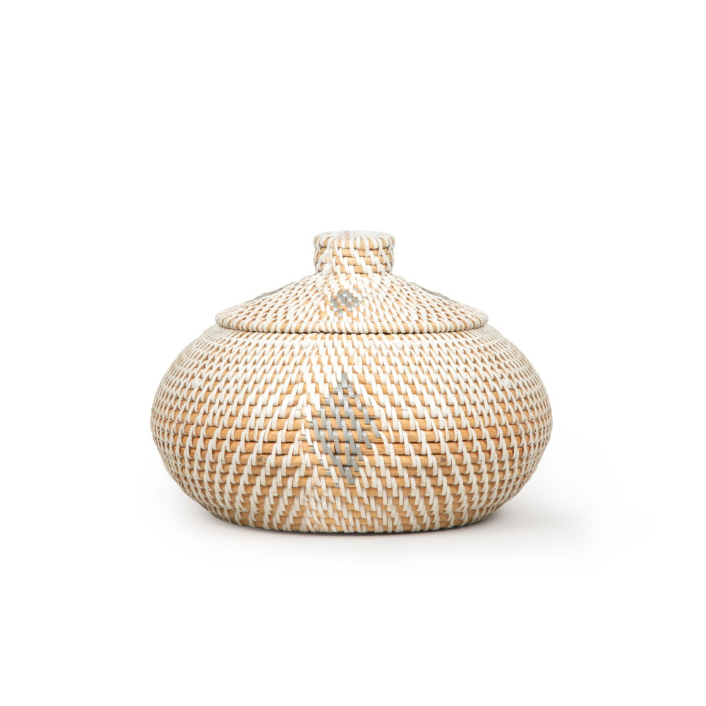 Malay Trinket Handwoven Bowl-Natural