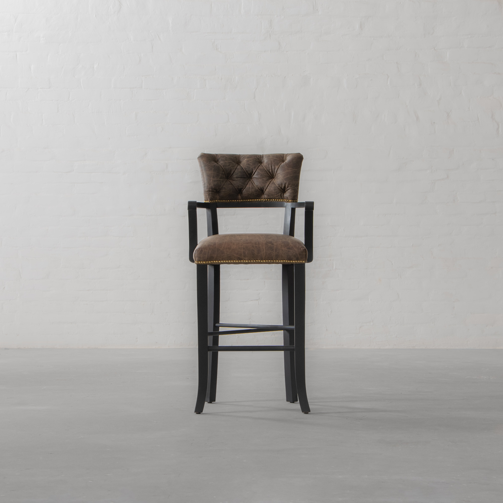 Islington Leather Bar Chair