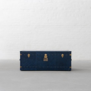 Jodhpur Leather Trunk Coffee Table