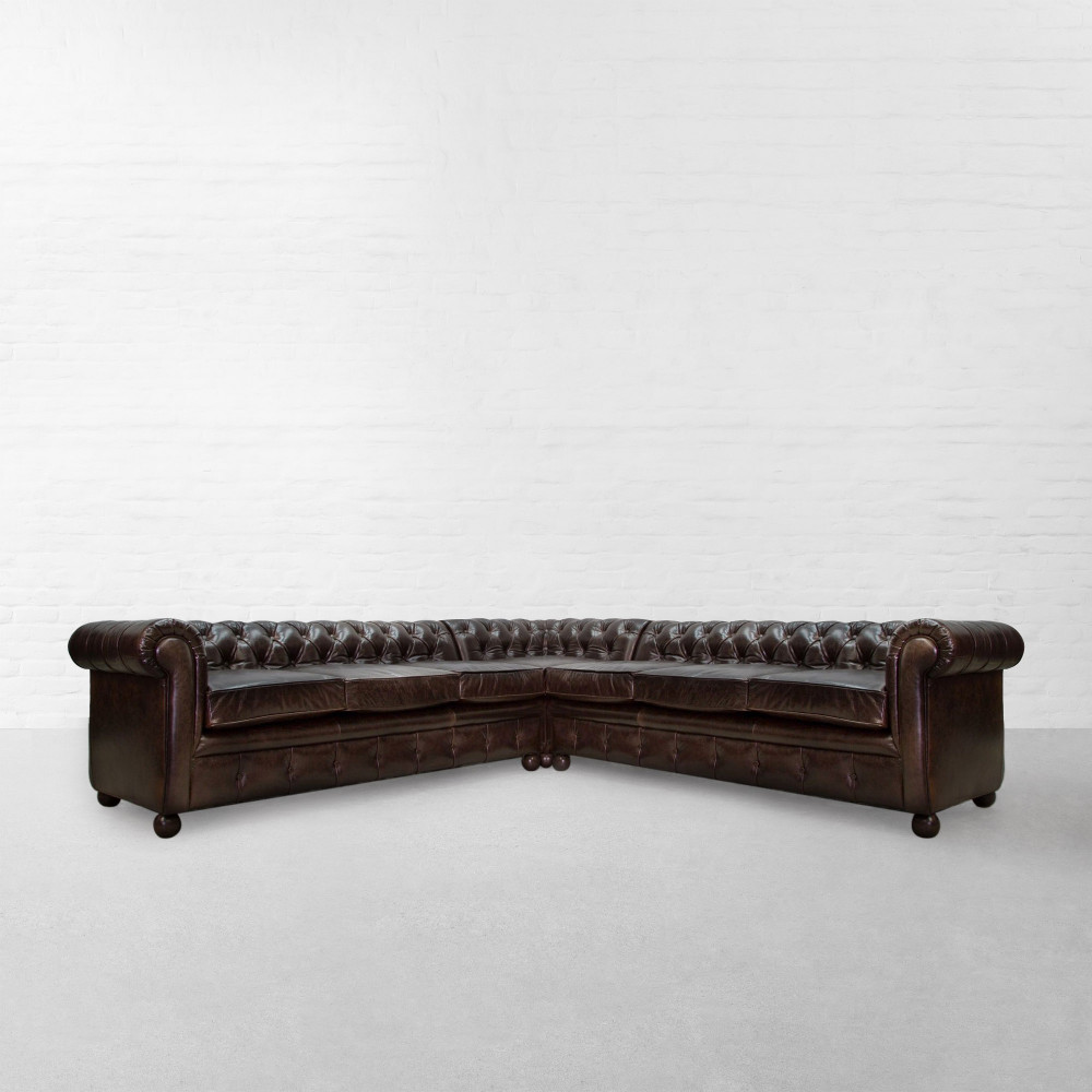 Chesterfield L-shaped Sectional Sofa
