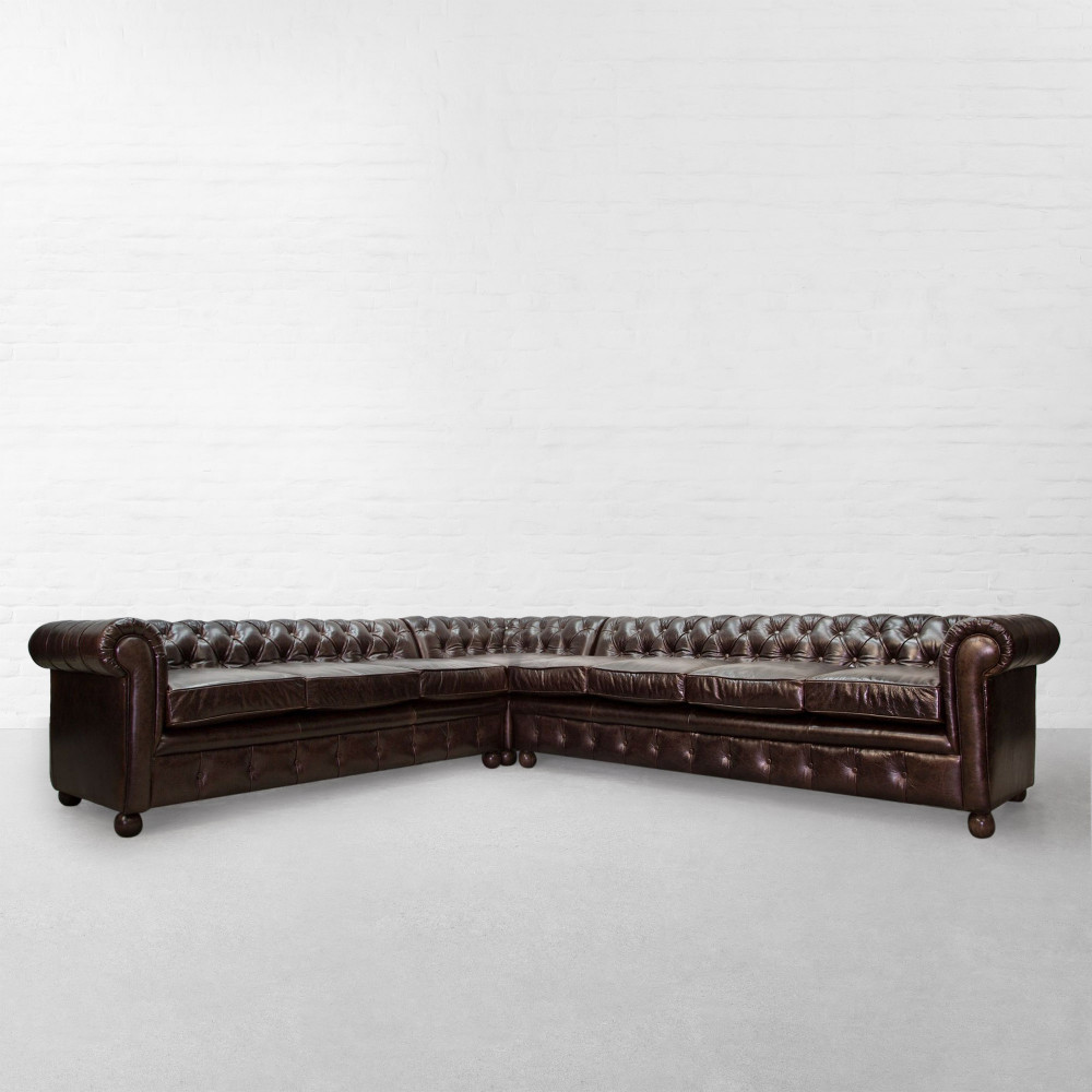 L Shaped Chesterfield Sectional 3 +1+ 4 Seater