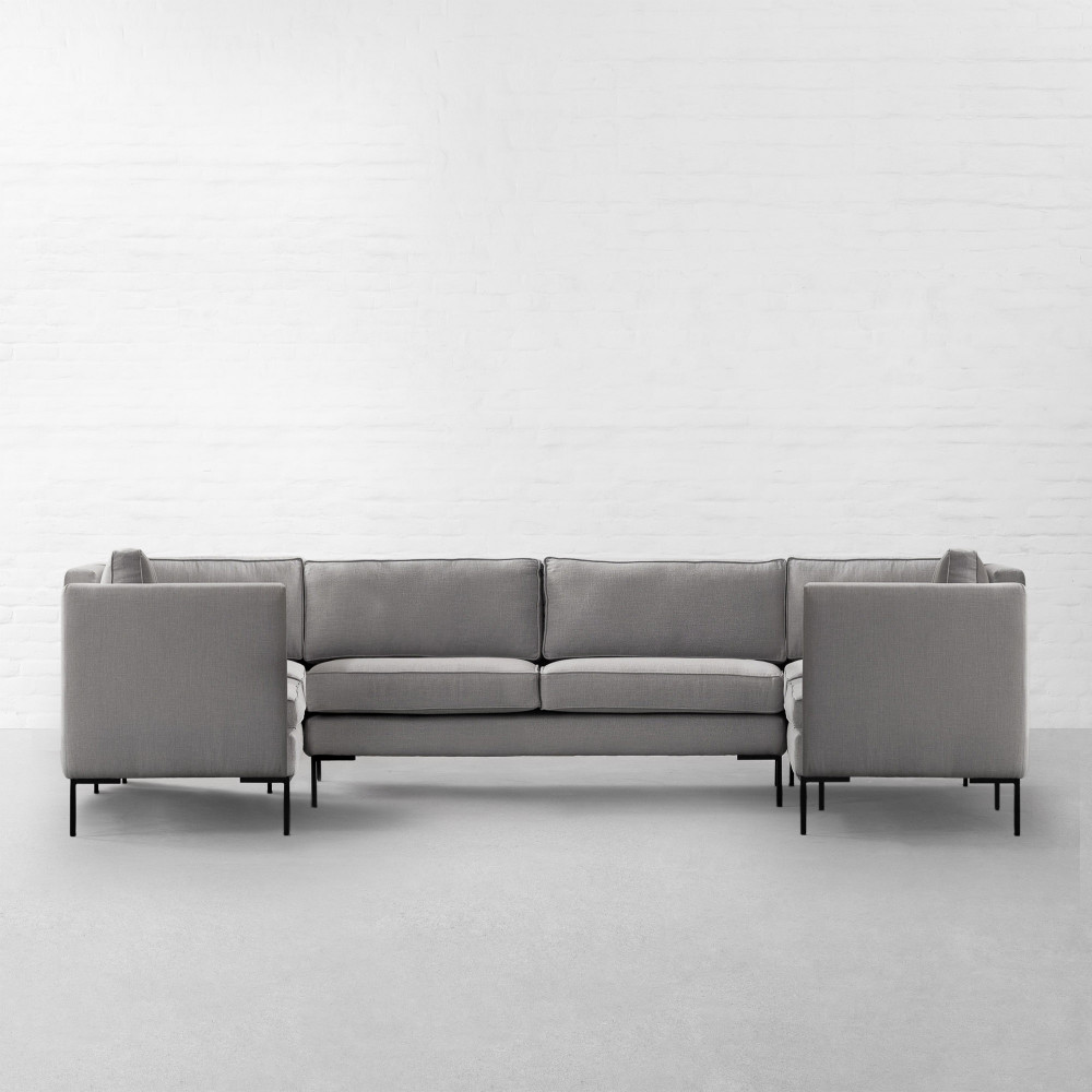 L.A. Fabric U-Shaped X-Large Sectional Sofa