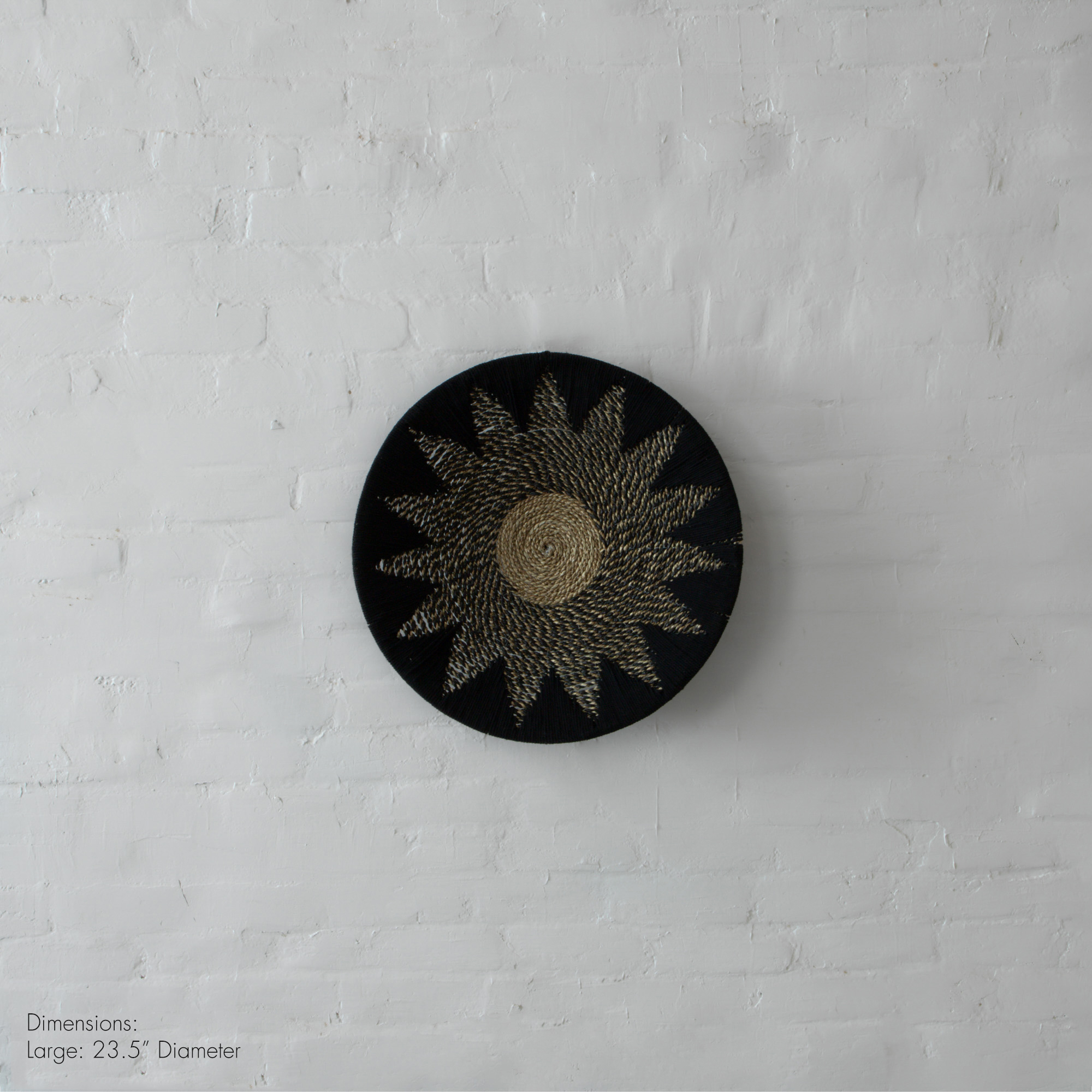 ANGKOR NATURAL EBONY SEAGRASS WALL ART