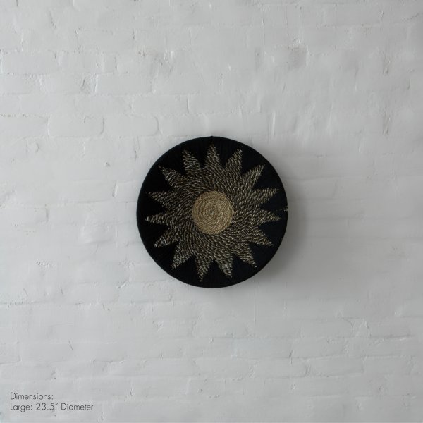Angkor Natural Ebony Seagrass Wall Art