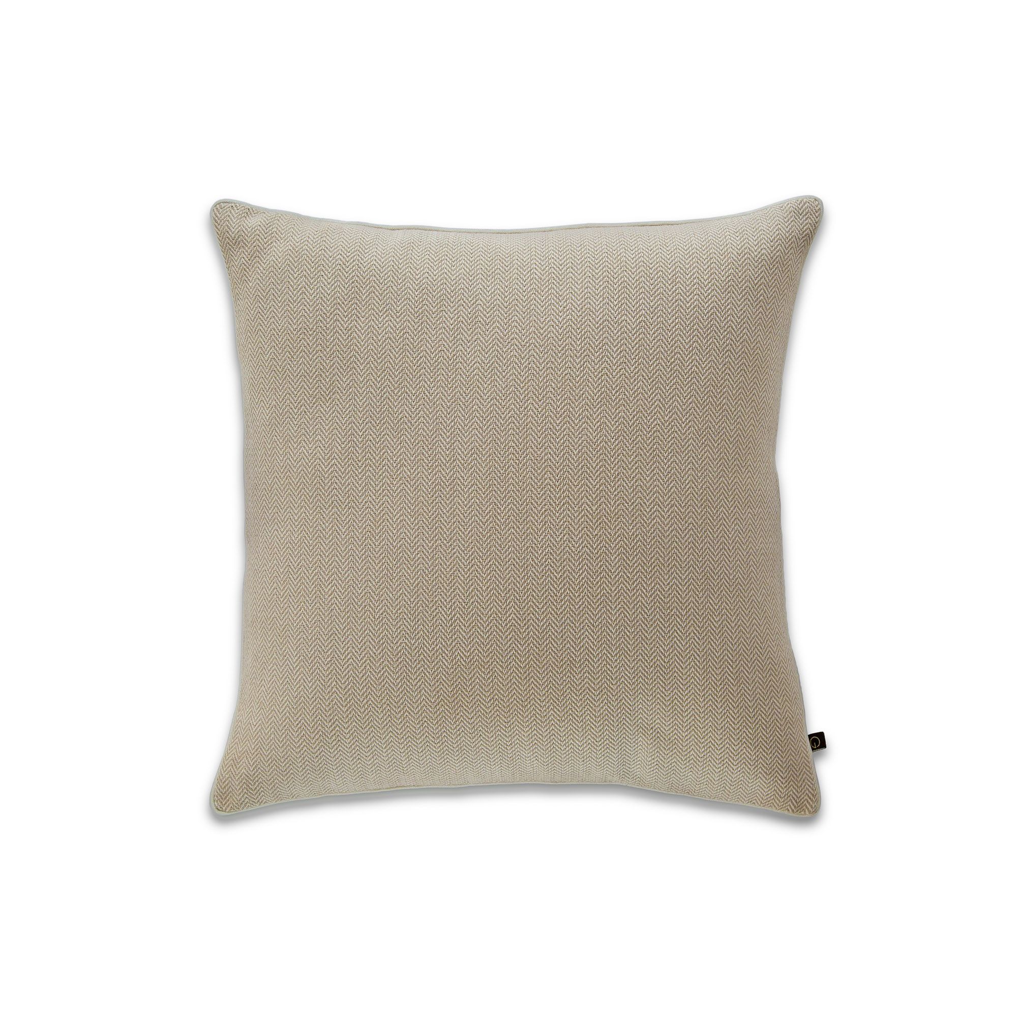 Large Herringbone Pebble 16" x 16" Cushion Cover