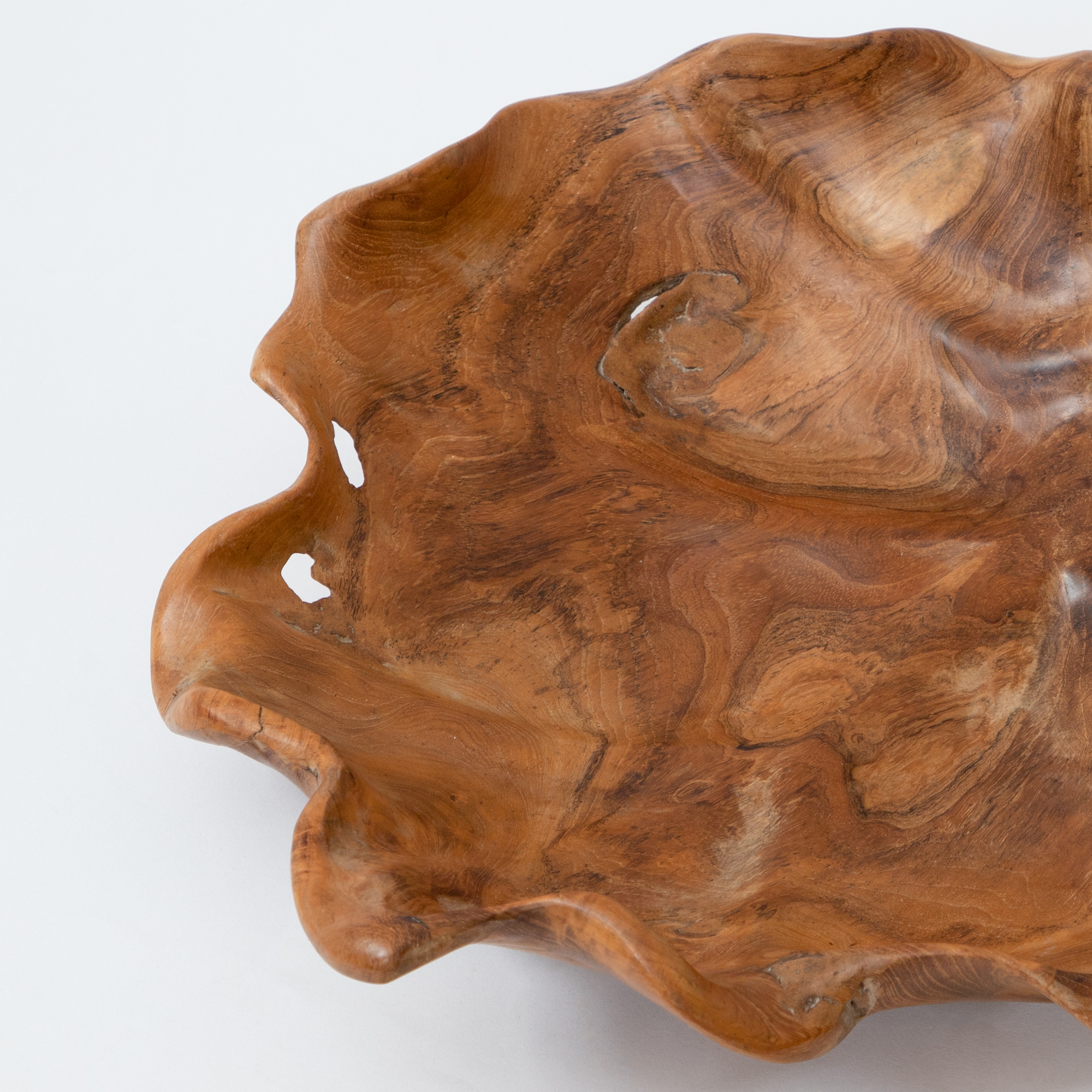 Leaflet Wooden Decorative Platter
