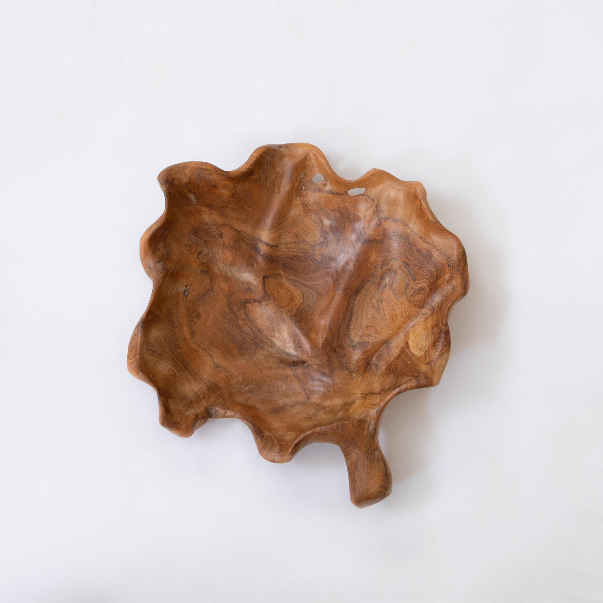 Leaflet Wooden Decorative Platter