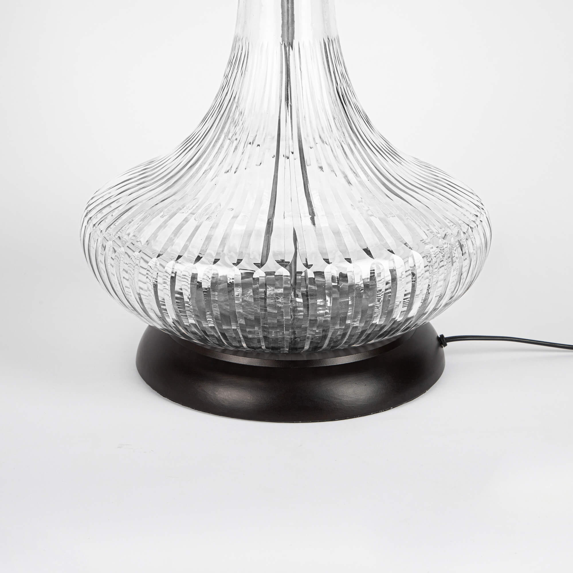 Lodhi Ribbed Glass Lamp
