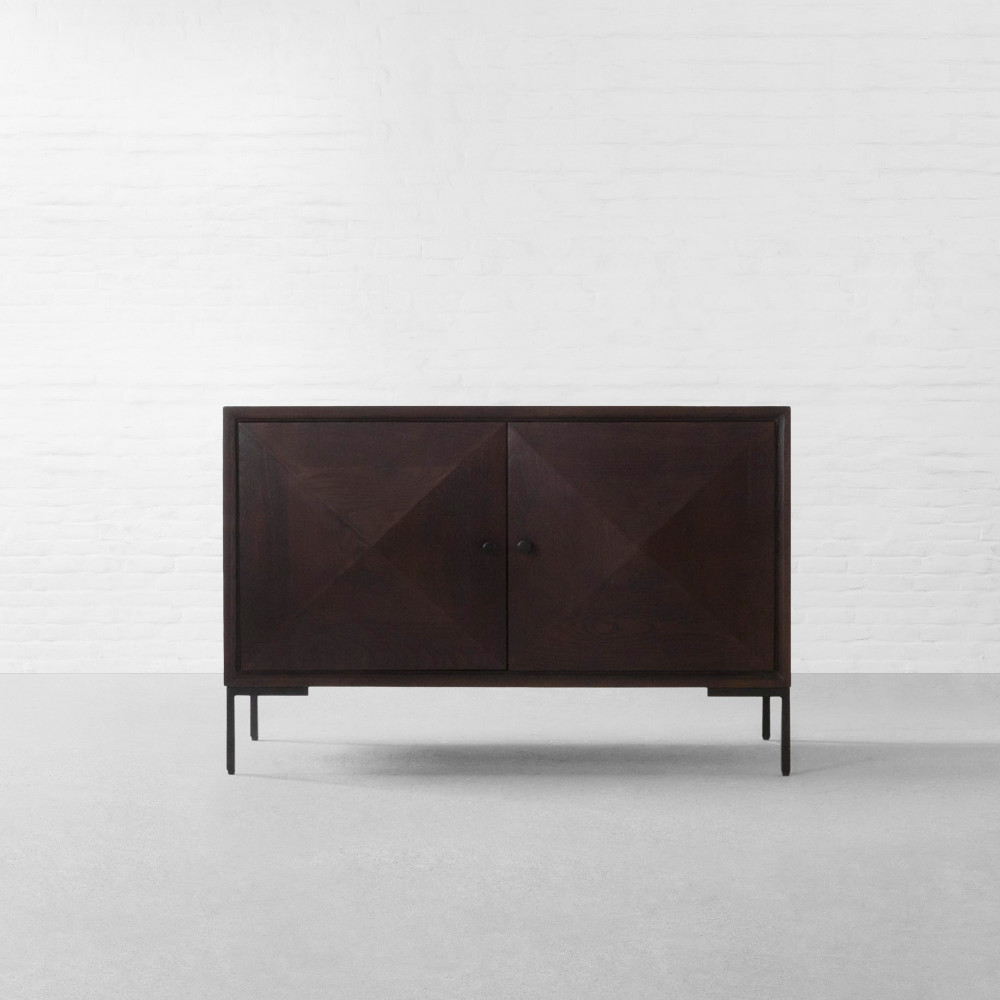 Louvre Wooden Storage Cabinet