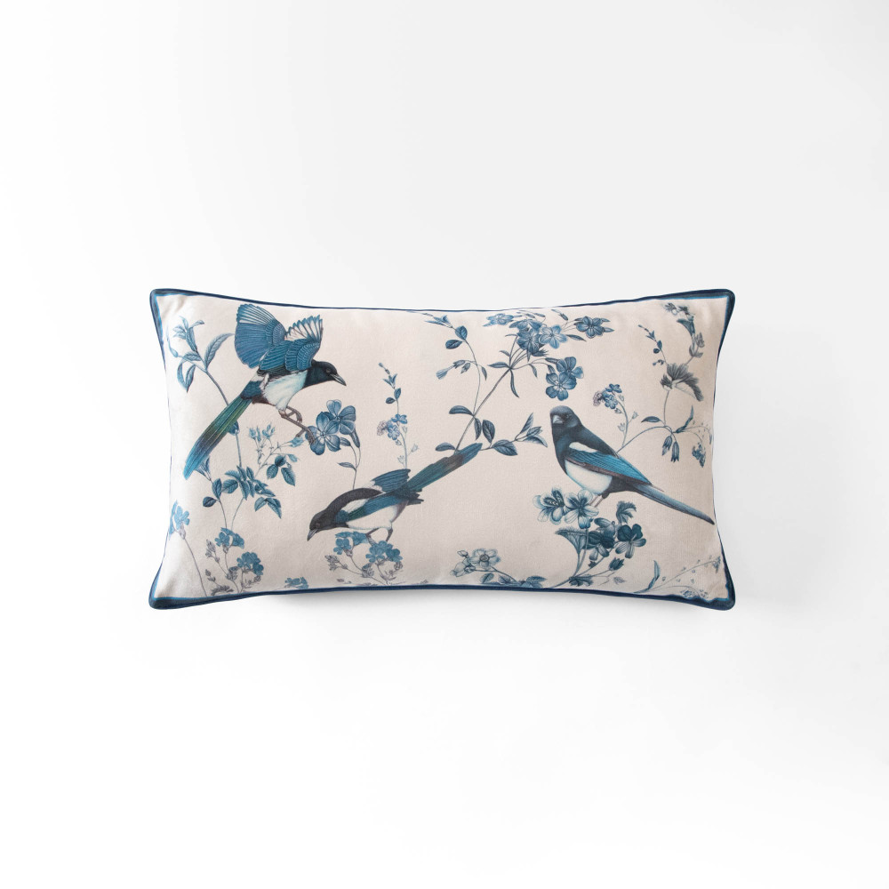 Magpie in Mischief Cushion Cover
