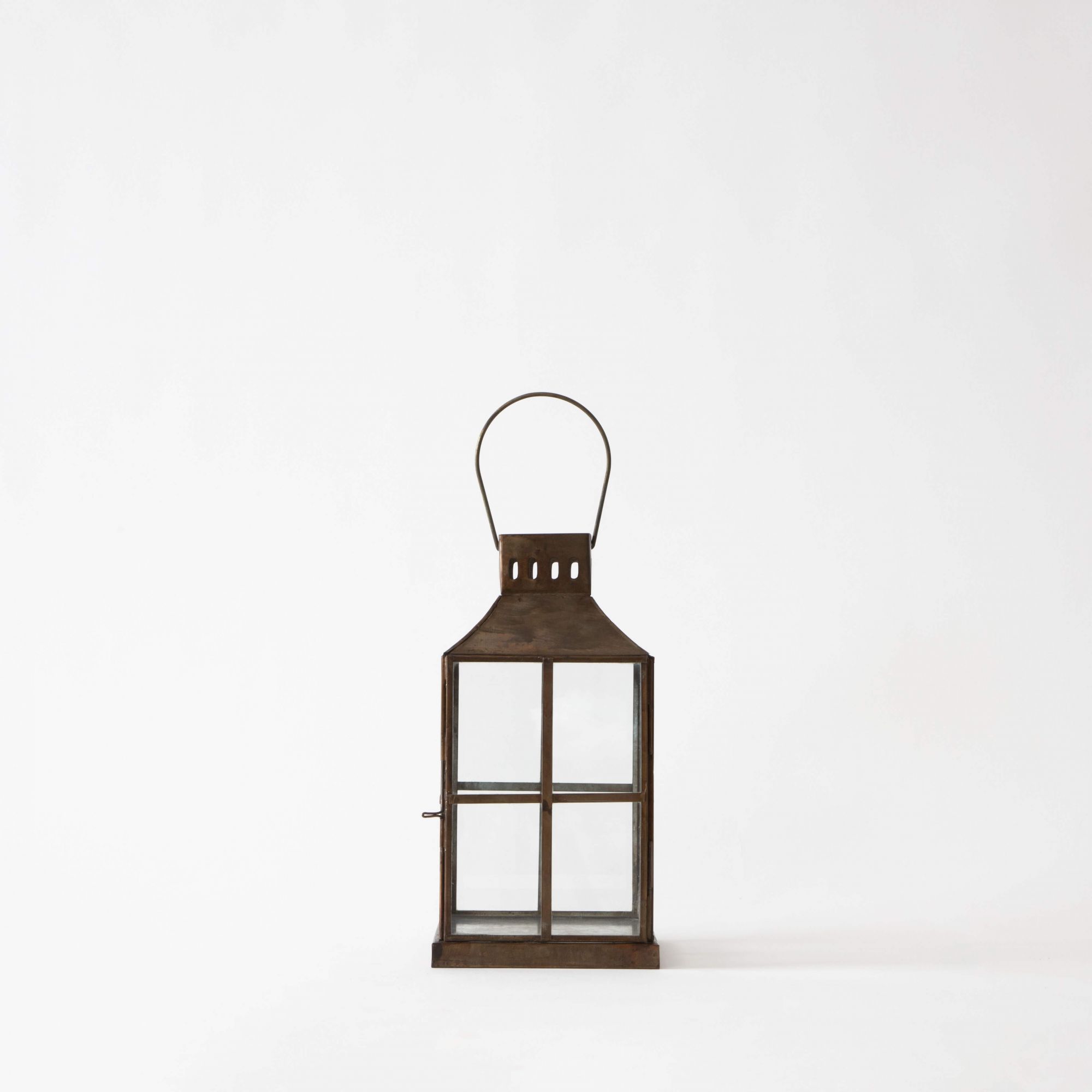 Maison Lighthouse Candle Lantern - Aged Antique Finish