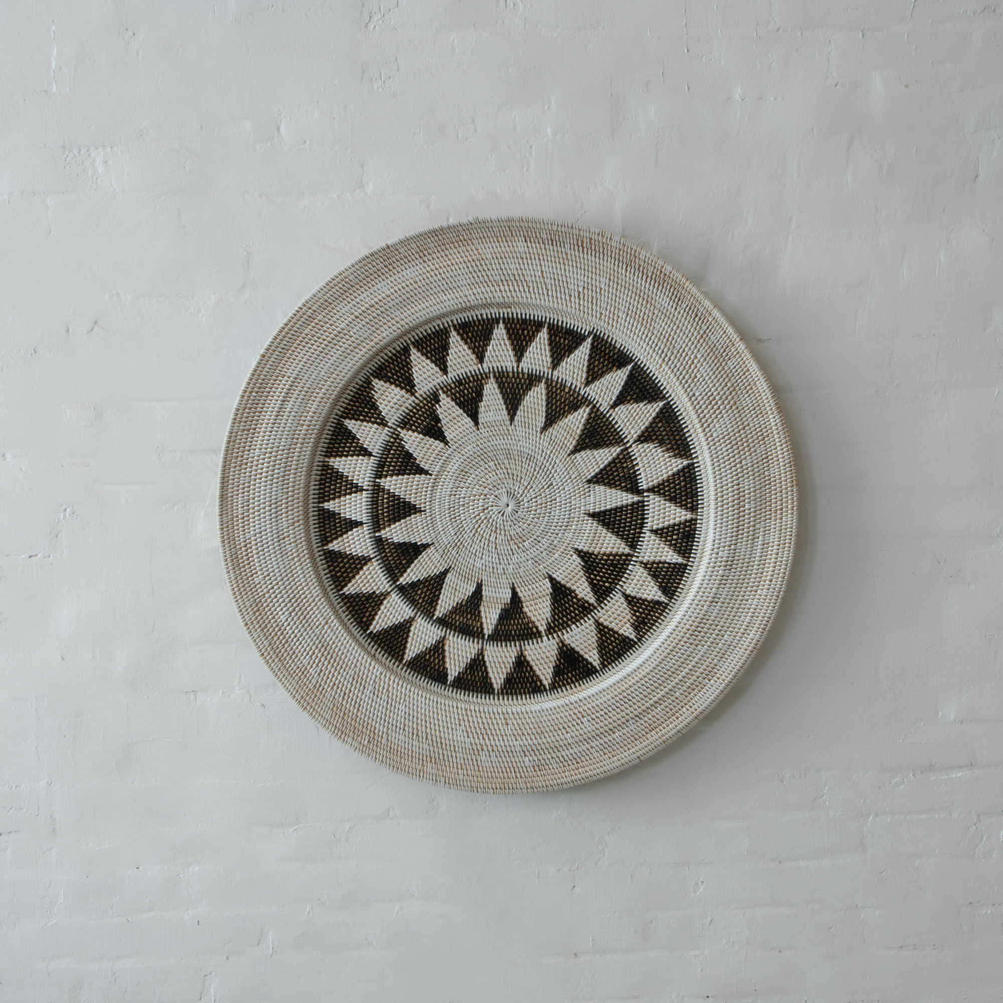 MALAY HANDWOVEN WALL DECOR-WHITE
