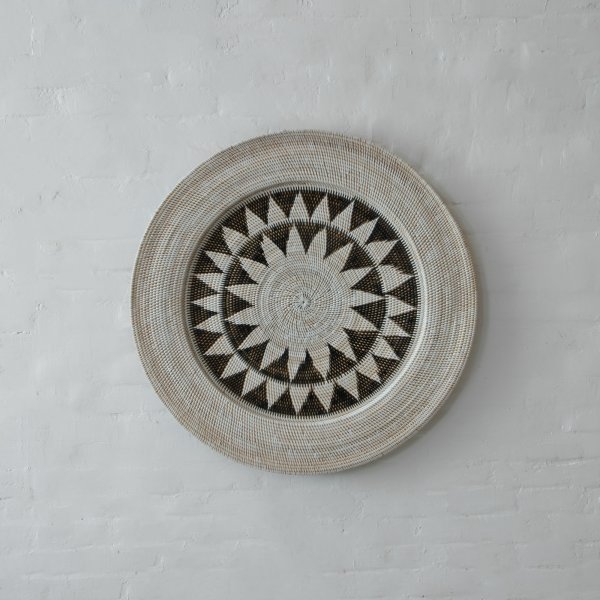 Malay Handwoven Wall Decor-White