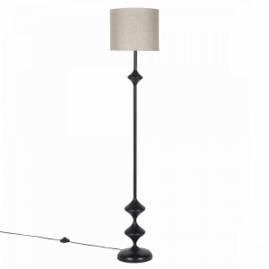 Rambagh Floor Lamp Stand - Ebony