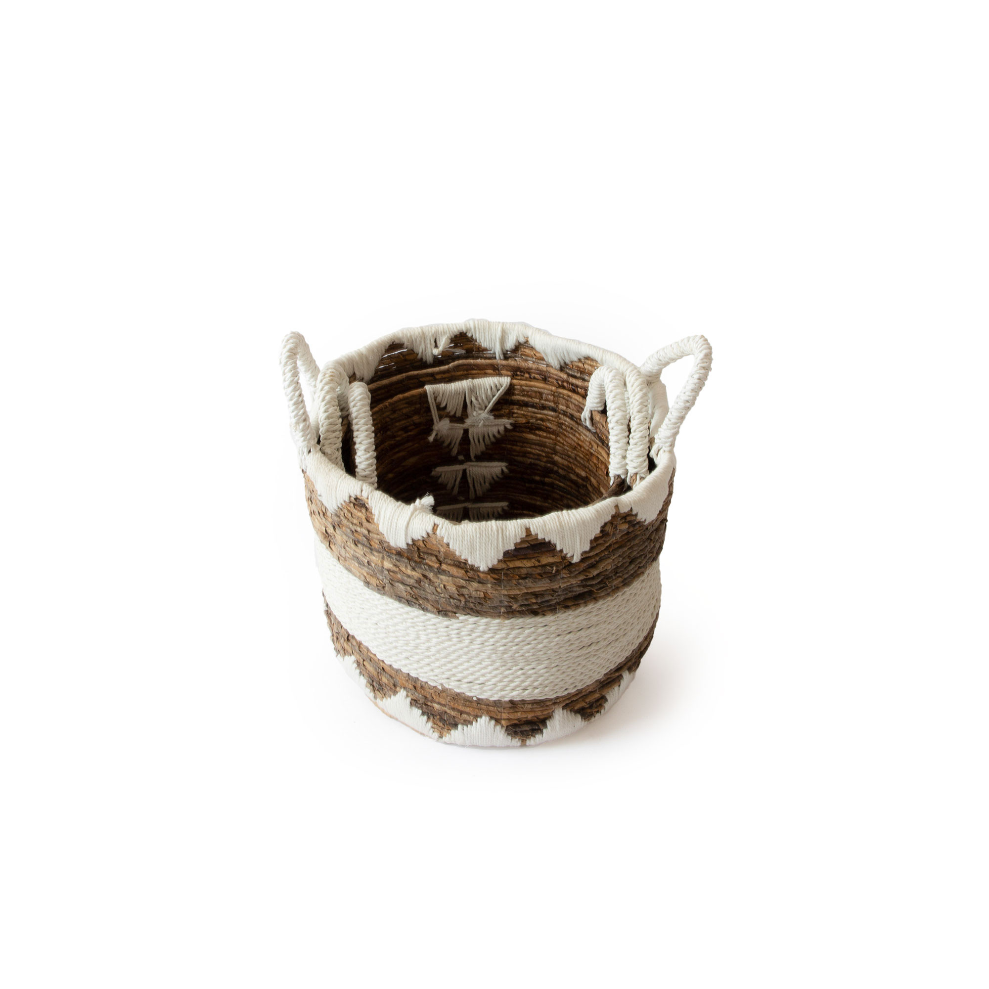MANILA SEAGRASS AZTEC BASKET