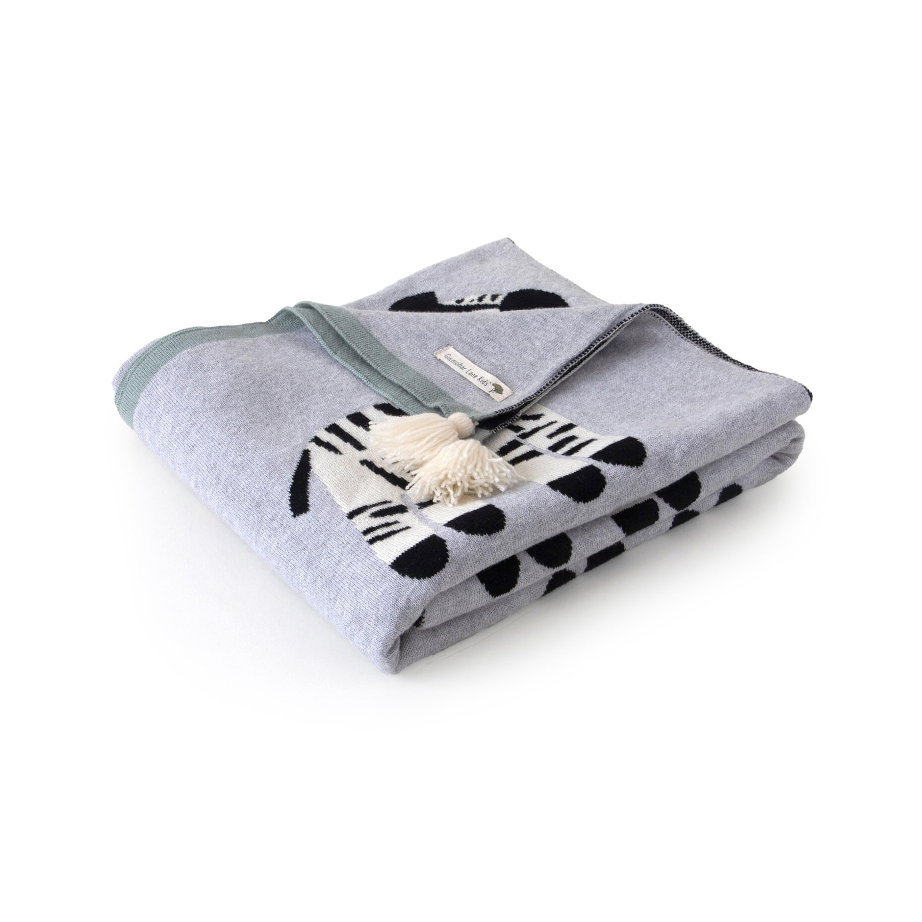 KIDS MARCHING ZEBRAS BABY BLANKET