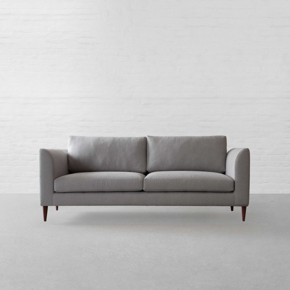 Montreal Fabric Sofa With Wooden Legs