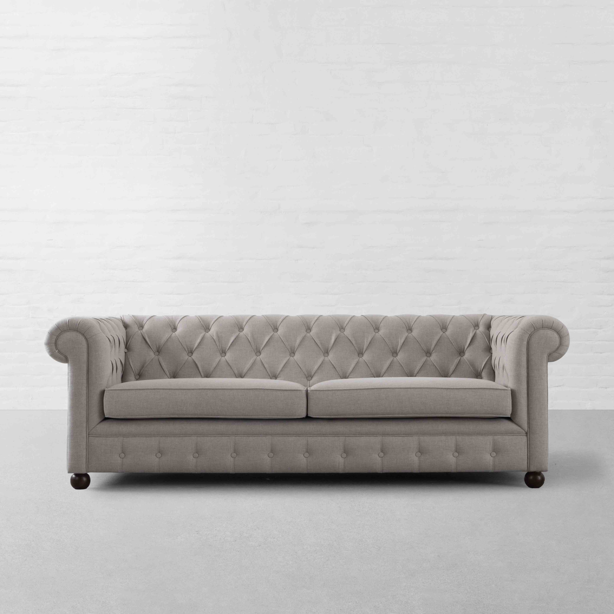 CLASSIC CHESTERFIELD TUFTED FABRIC SOFA COLLECTION