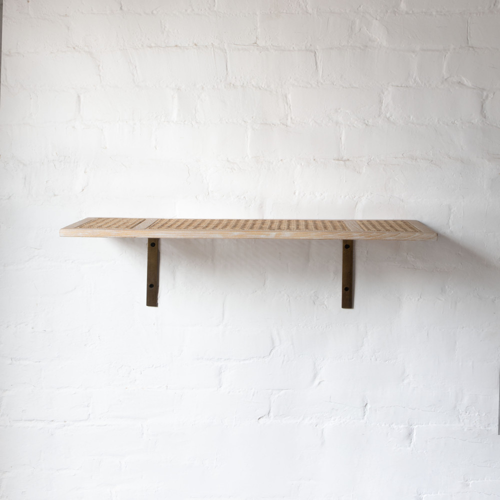PROVINCE RATTAN SHELF