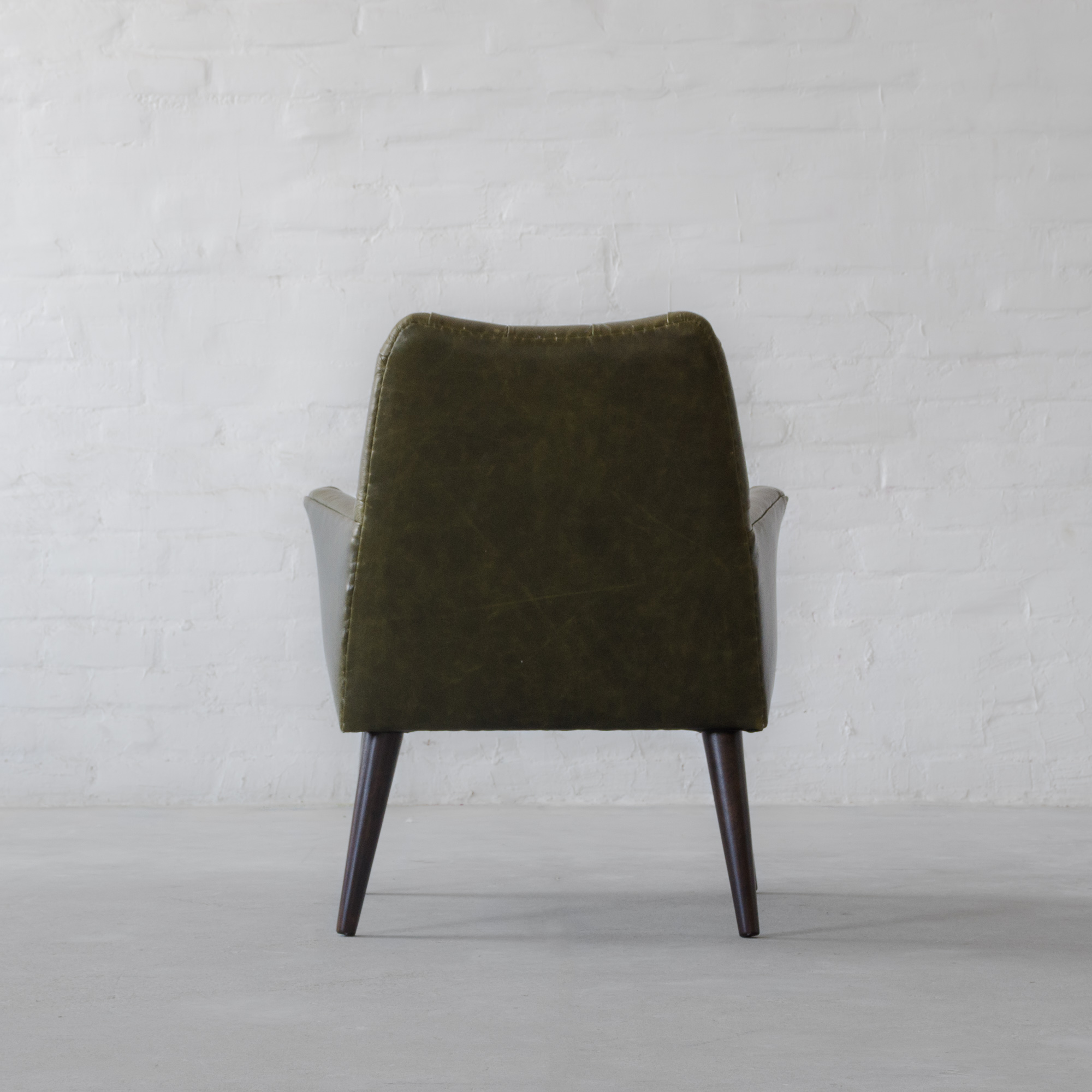 Milan Tufted Leather Armchair Collection