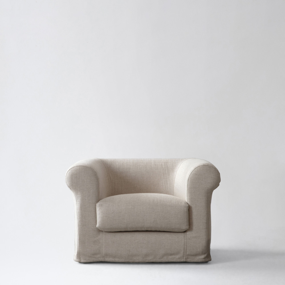 Moon Chesterfield Slipcover Sofa