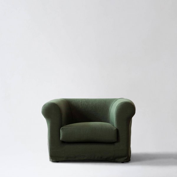 Moon Chesterfield Slipcover Sofa