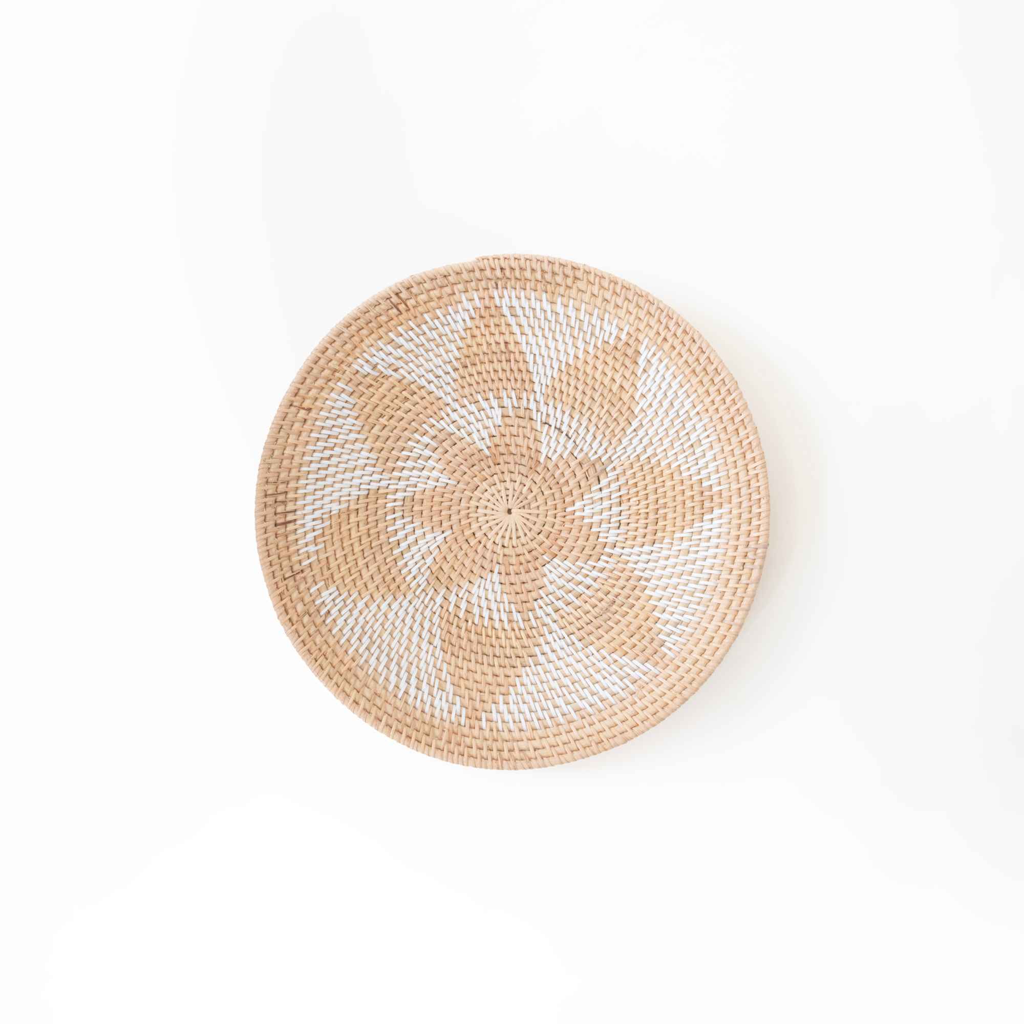 MT. BROMO HANDWOVEN WALL DÉCOR-NATURAL & IVORY