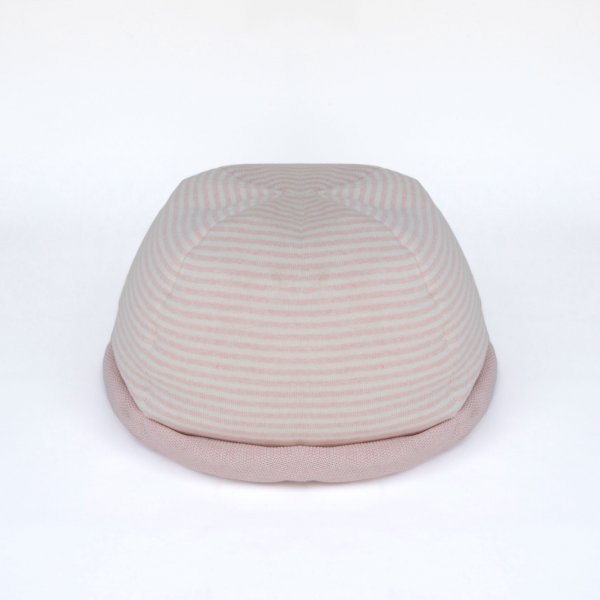 My Beanie Cap Pouf - Cantaloupe Stripes