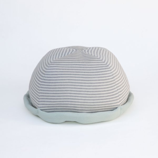 My Beanie Cap Pouf - Blueberry Stripes